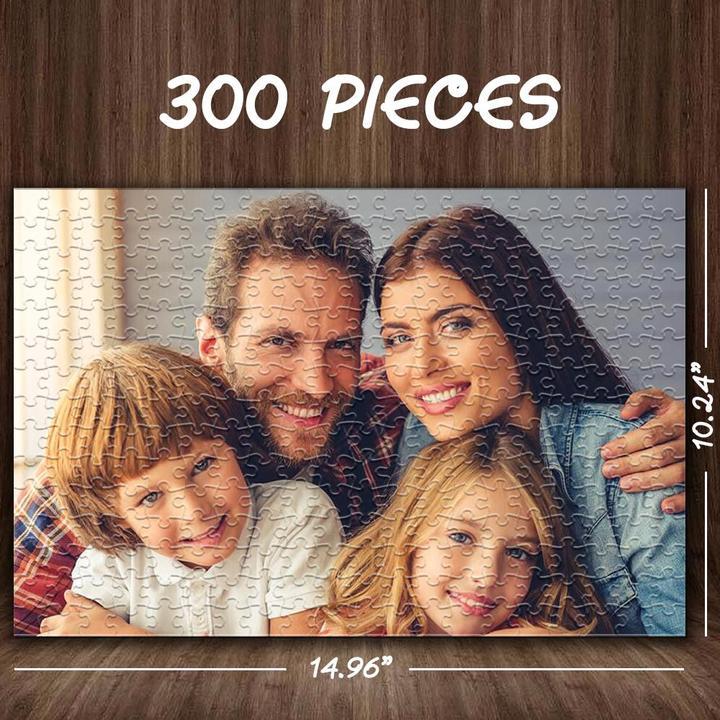 Custom Photo Jigsaw Puzzle Gift for Dad or Husband Good Indoor Gifts 35 -1000 Pieces