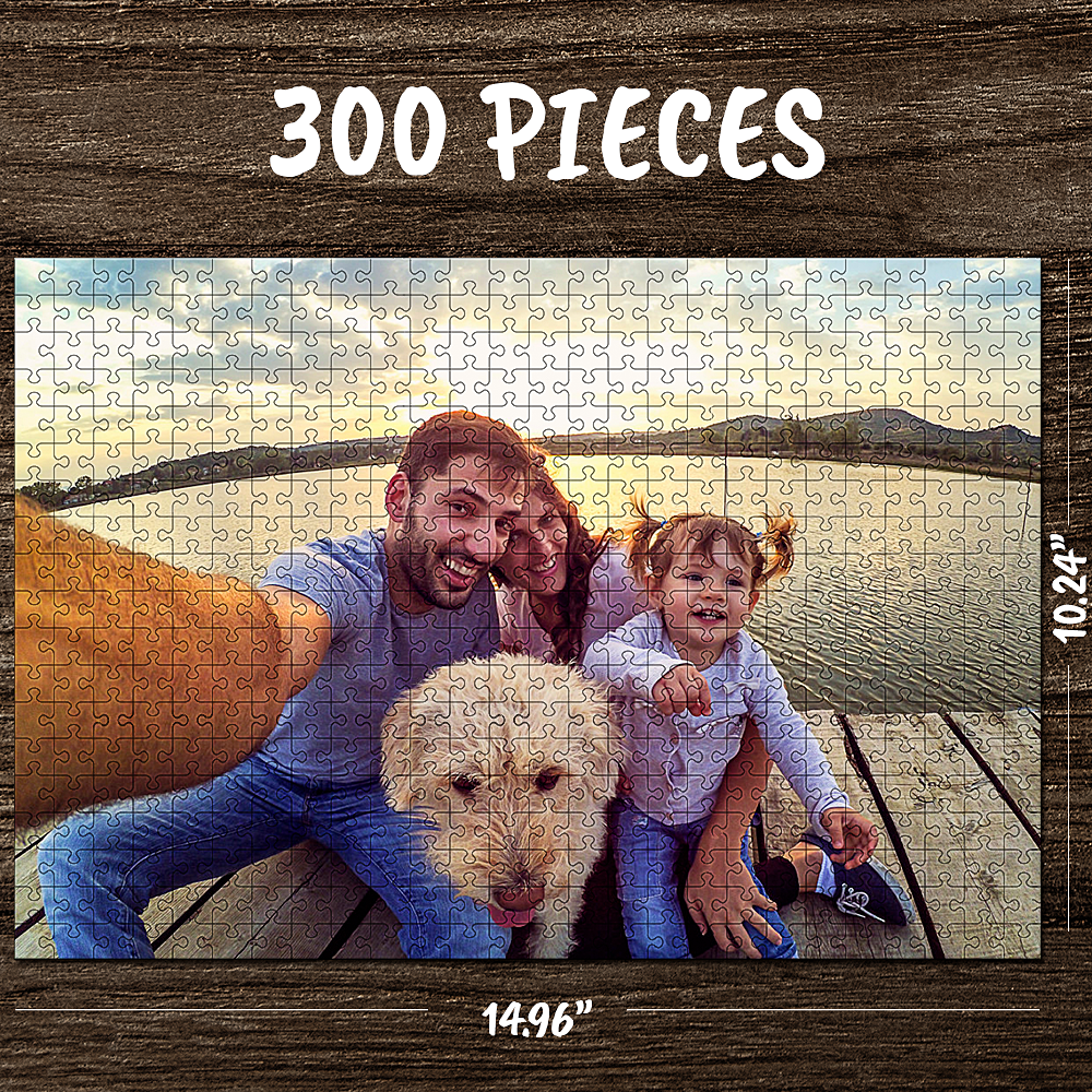 Custom Picture and Text on Jigsaw Puzzle Gifts for Couple