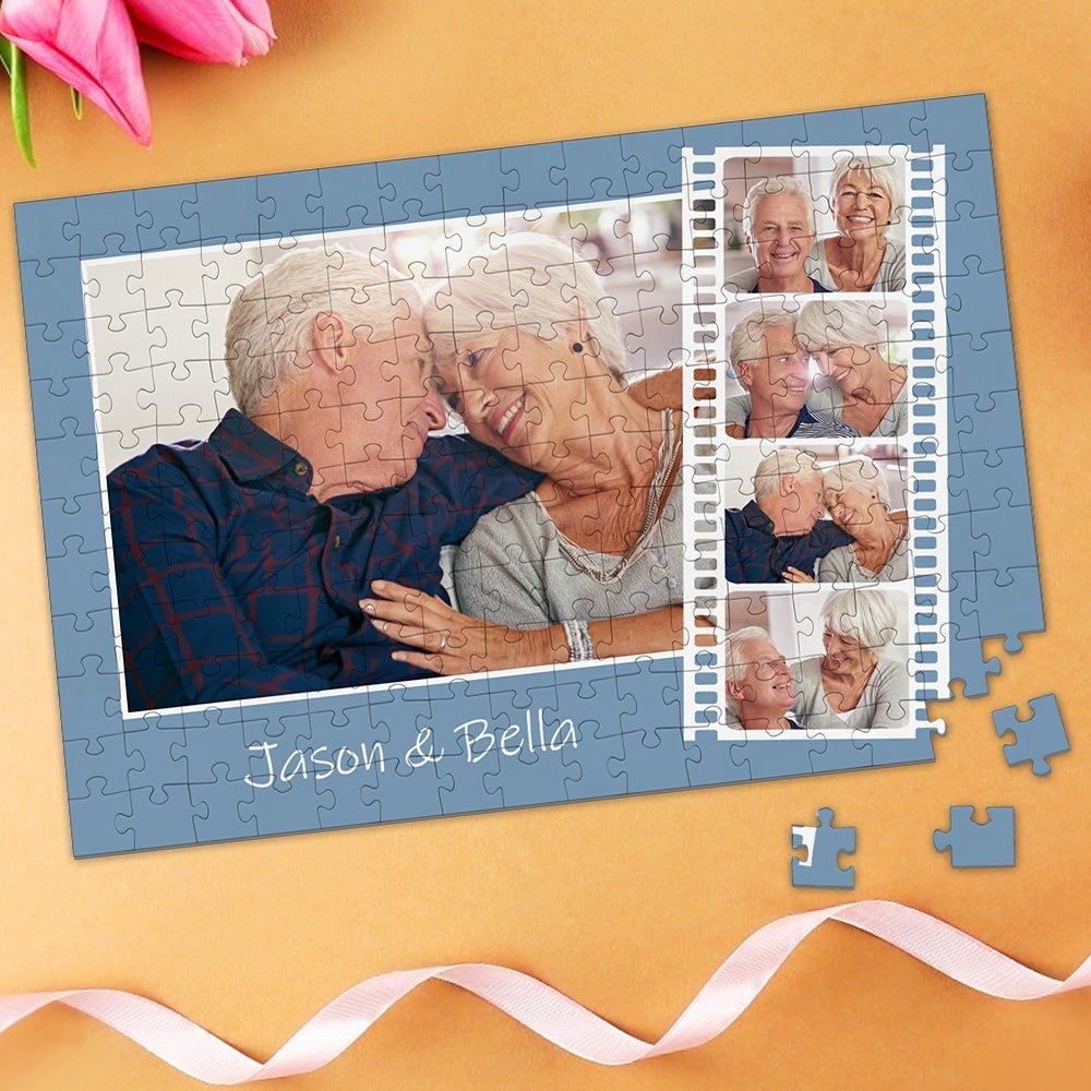 Personalised Collage Photos Jigsaw Puzzle Gift for Grandparents 35/150/300/500/1000 Pieces