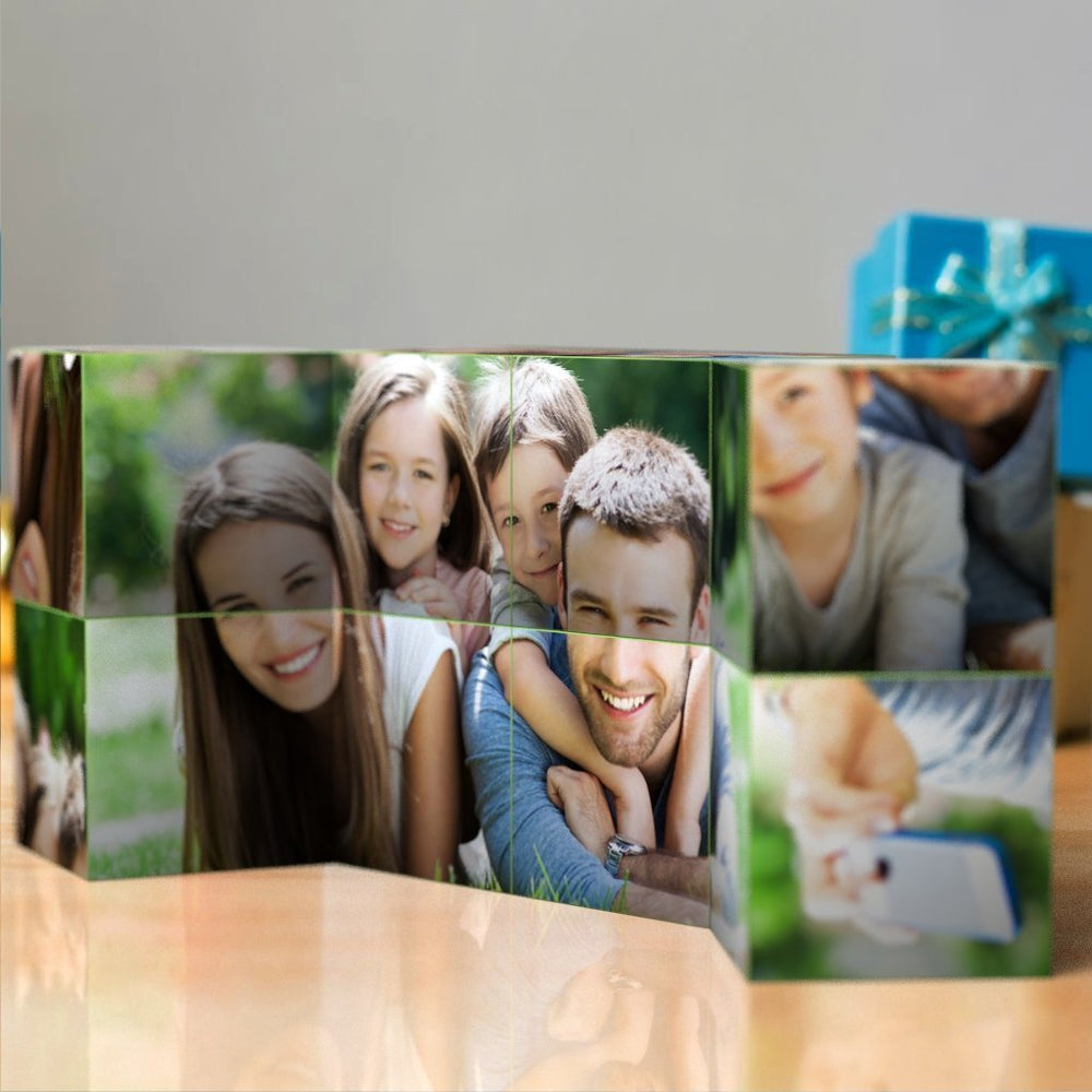 Custom Folding Photo Rubic's Cube Infinity Photo Cube Multiphoto Rubic's Cube Gifts For Kids