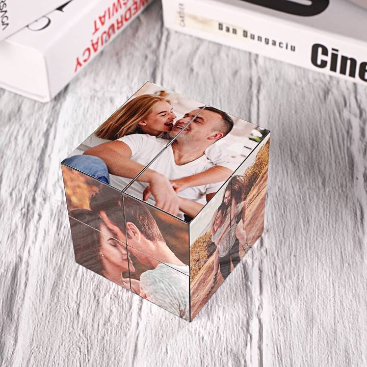 Birthday Gifts Magic Folding Photo Rubic's Cube