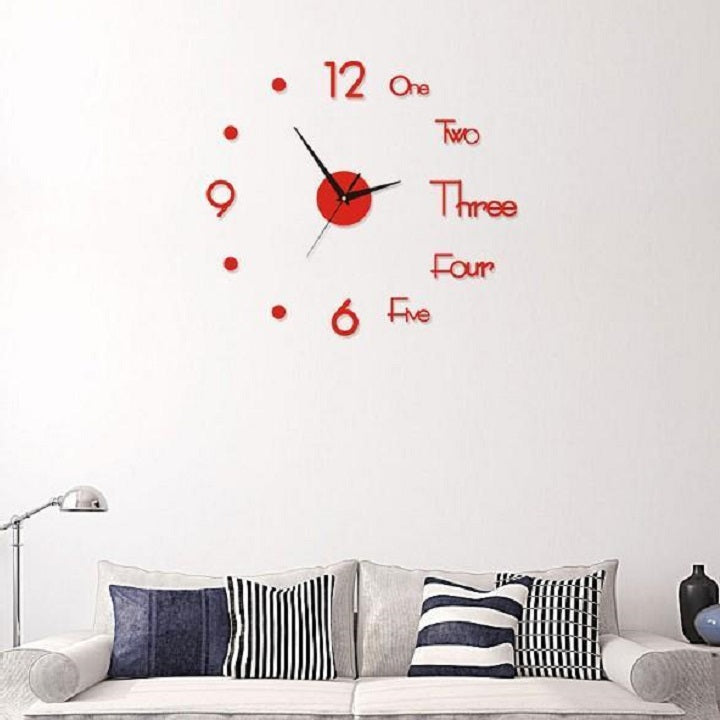 Modern Design Wall Sticker Clock