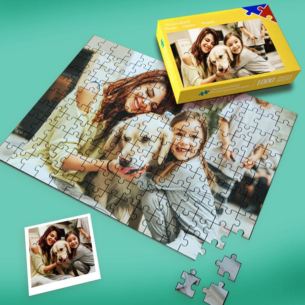 Custom Dog Jigsaw Puzzle Gifts for Family 35-1000 Pieces