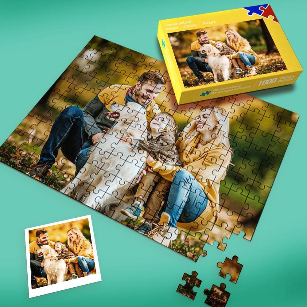 Custom Dog Jigsaw Puzzle Gifts for Family 35-1000 Pieces