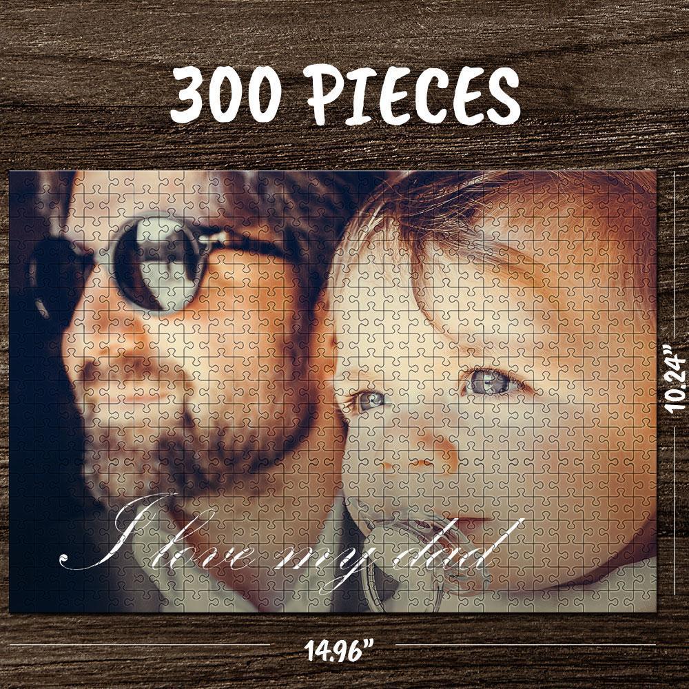Custom Photo Jigsaw Puzzle Gifts I Love My Dad 35-1000 Pieces