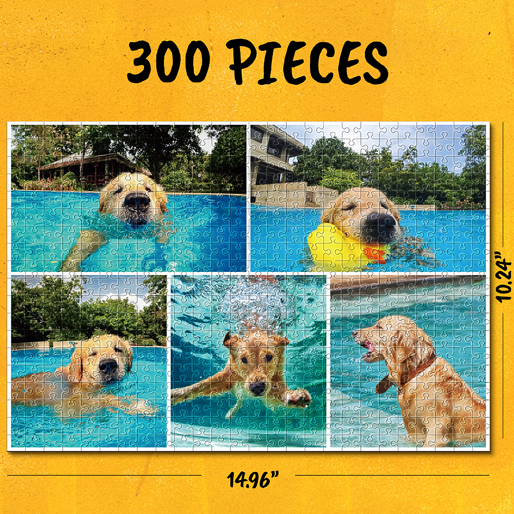 Custom Photo Jigsaw Puzzle Multi Photos 35-1000 Pieces