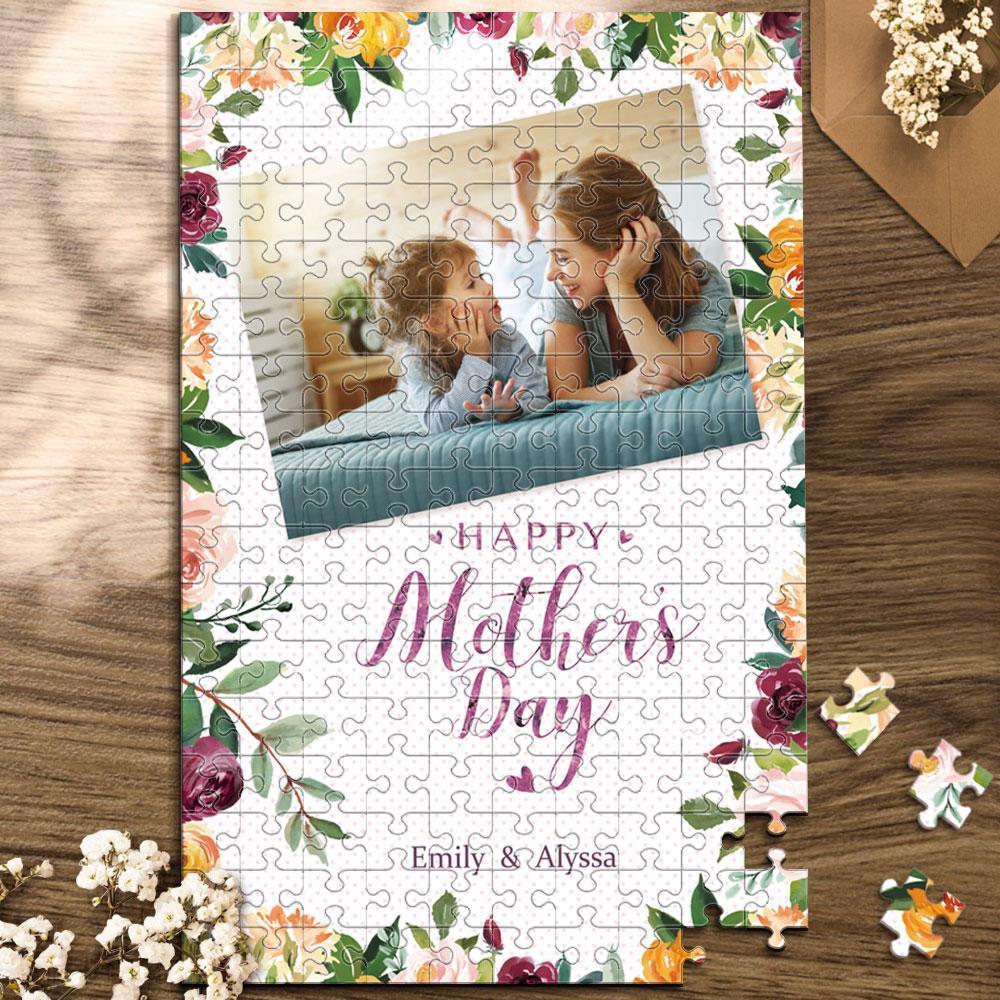Custom Photo Jigsaw Puzzle Good Indoor Gifts For Mom and Grandma