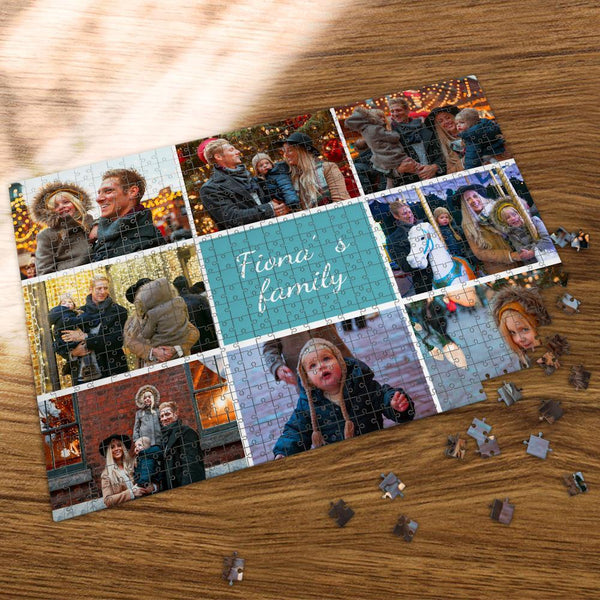 Custom Jigsaw Puzzle Collage Photo Puzzle for My Family 35-1000 Pieces