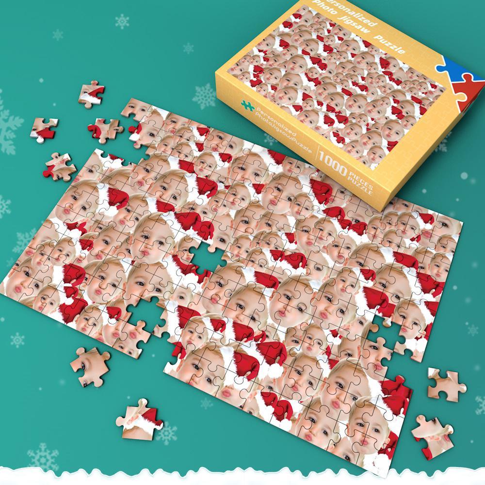 Custom Face Mash Jigsaw Puzzle Gifts For Christmas 35-1000 Pieces