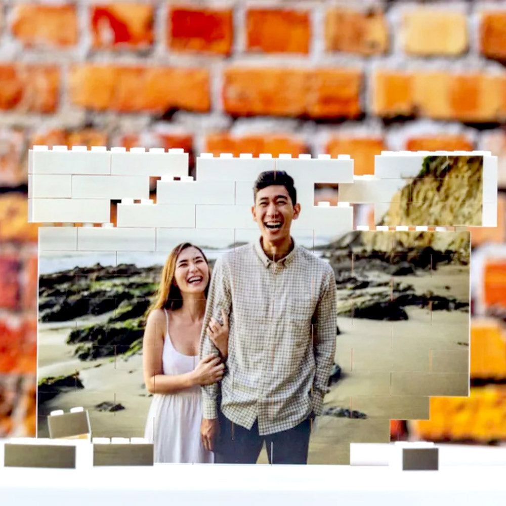 Spotify Code Personalized Building Brick Photo Block Frame