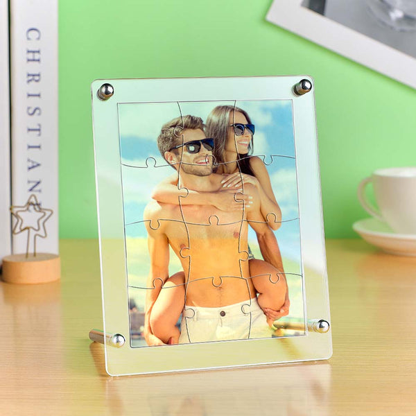 Gifts for Her Personalised Picture Acrylic Puzzle Custom Photo