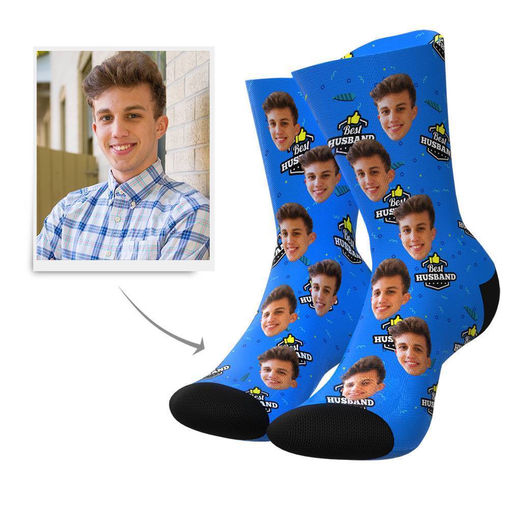 Best Husband Custom Face Socks