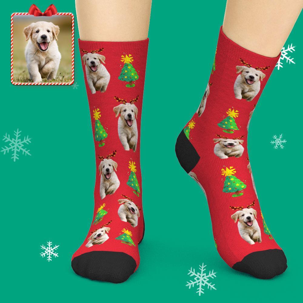 Custom Face Socks Personalised Photo Socks Add Pictures Pet Dog Socks - Lovely Dog