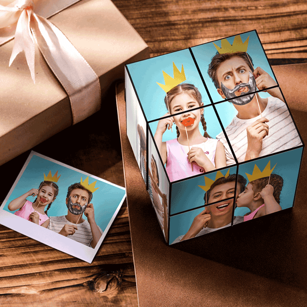 Custom Infinity Photo Cube Multiphoto Rubic's Cube Gifts For Kids