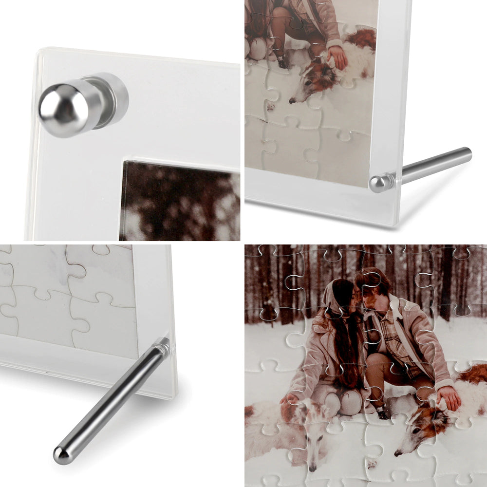 Gifts for Dad Custom Photo Acrylic Puzzle Personalised Picture