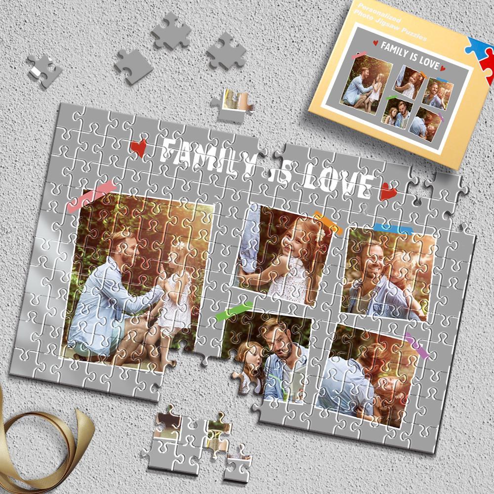 Personalised Collage Puzzle 35-1000 Pieces Custom Family Jigsaw