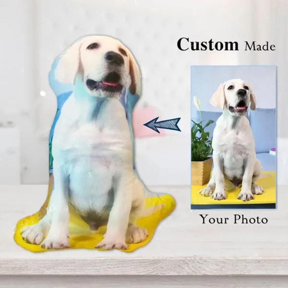 Custom Pet Face Personalized Pillow Personalized 3D Portrait Pillow